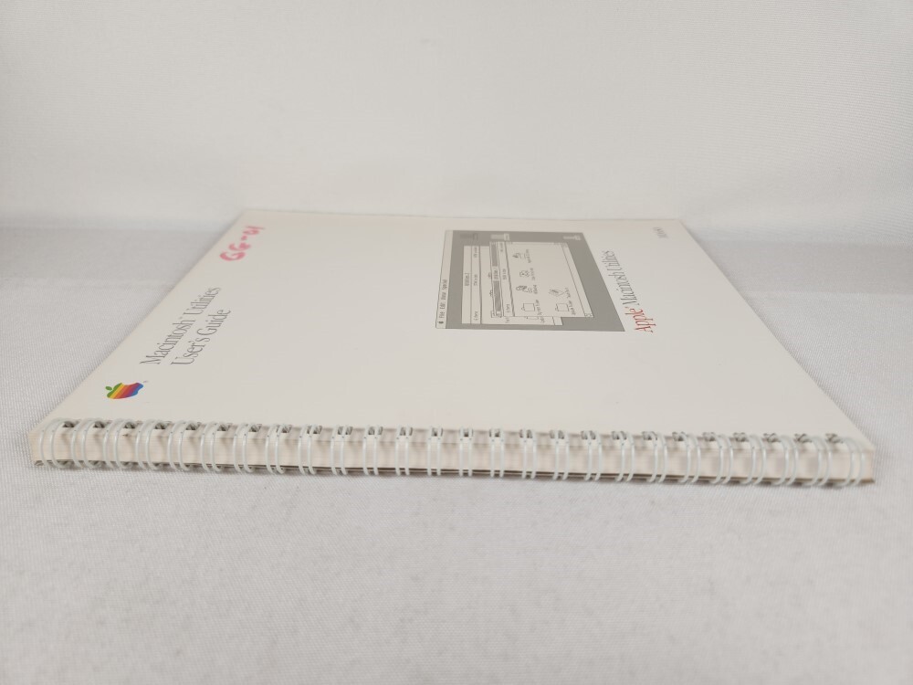 Apple Computer Macintosh Utilities User's Guide 1987 Manual ~ Vintage Computing