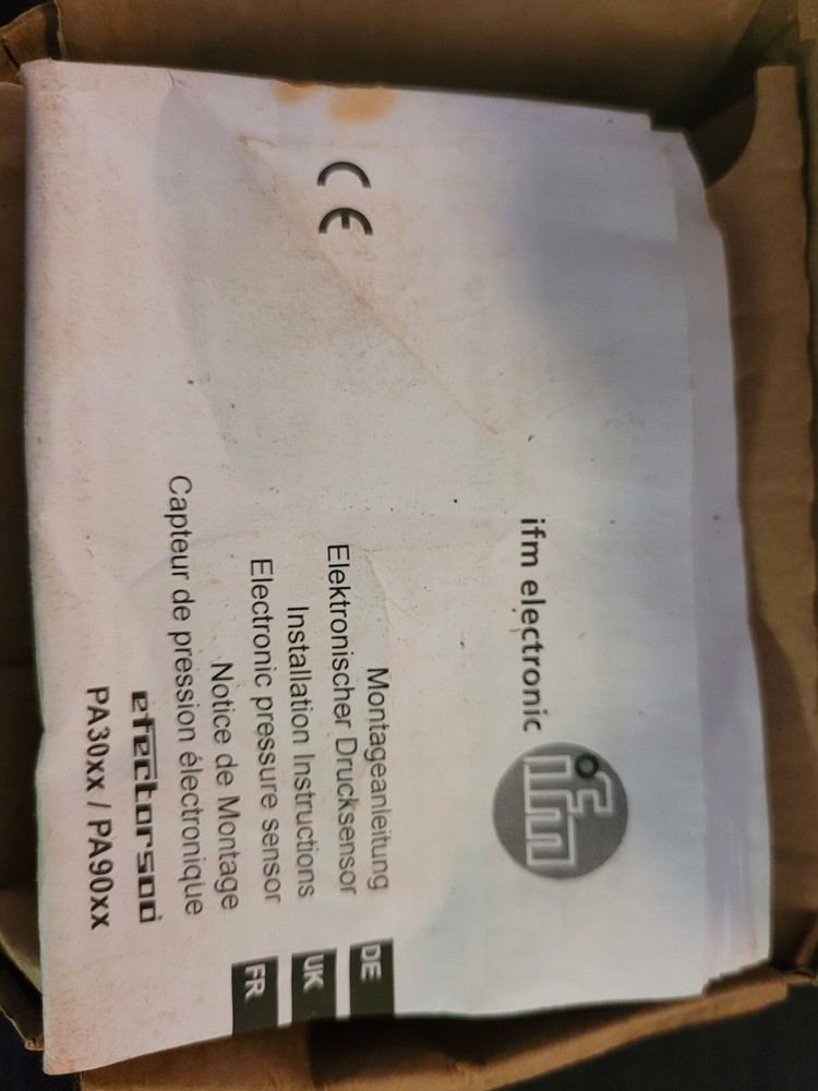 PA9060 IFM ELECTRONIC PRESSURE SENSOR NEW