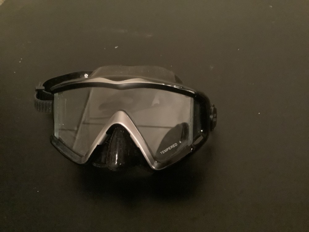 EXP Vision Scuba Diving Mask Panoramic View Tempered Glass Adjustable Strap