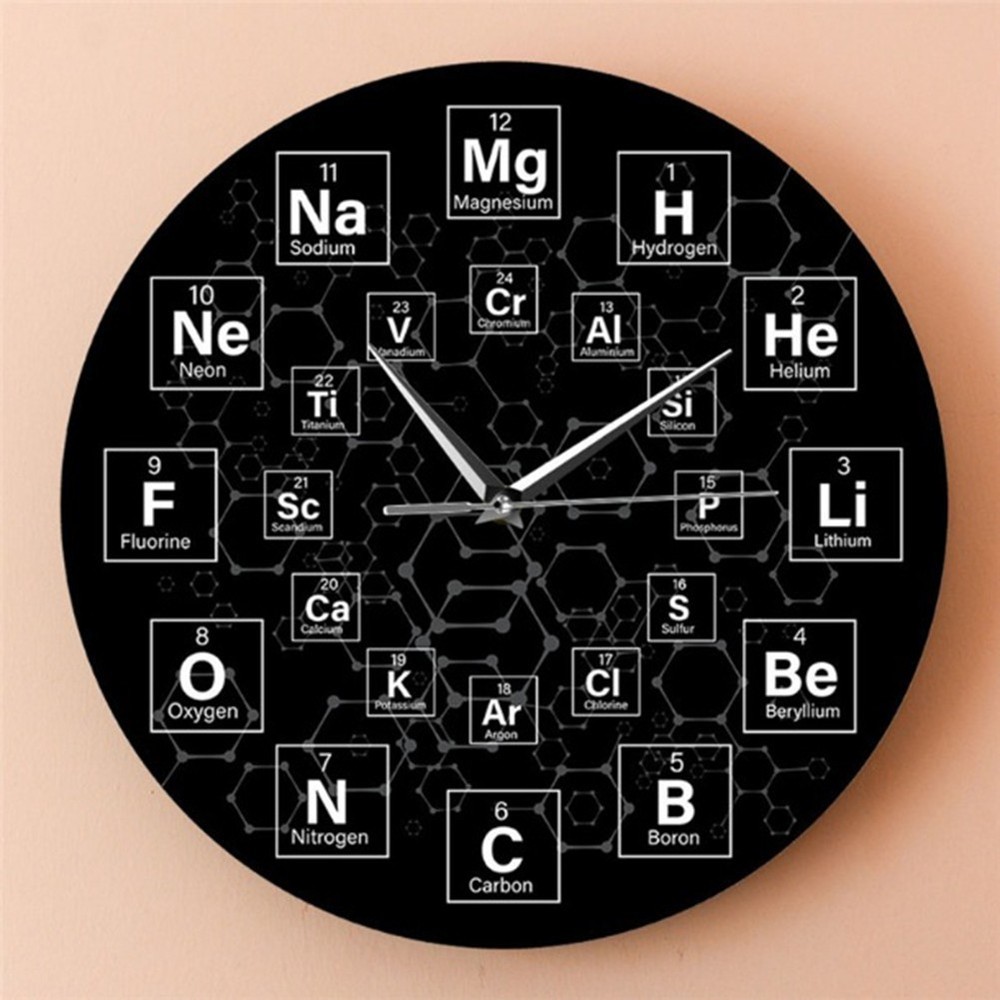 Intriguing Decor Laboratory Wall Clock Practical Clock Design Laboratory Decor