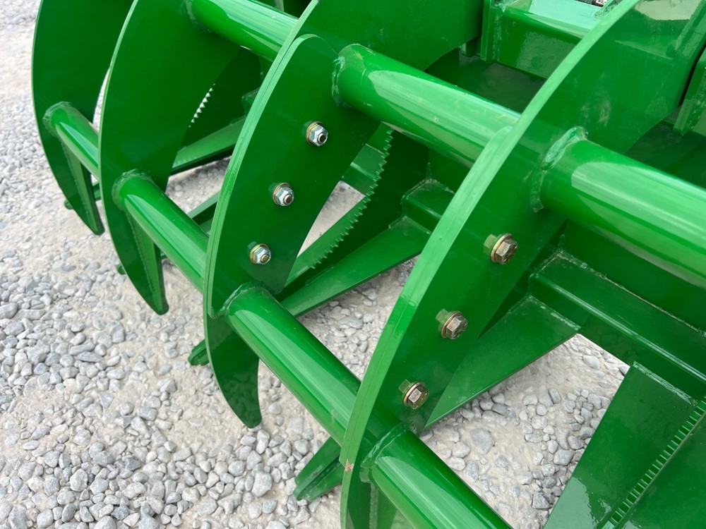 Proworks 72" Root Rake Clam Grapple Attachment John Deere Compact Tractor Loader