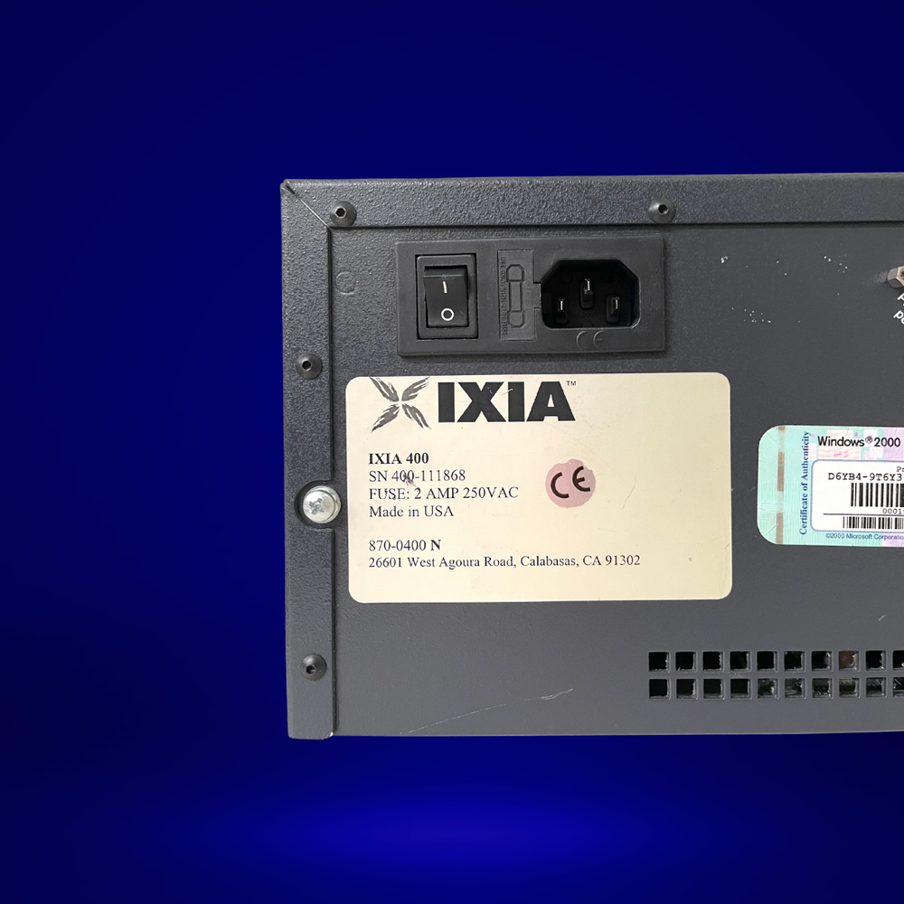 Ixia 400t Traffic Generator/Performance Analyzer