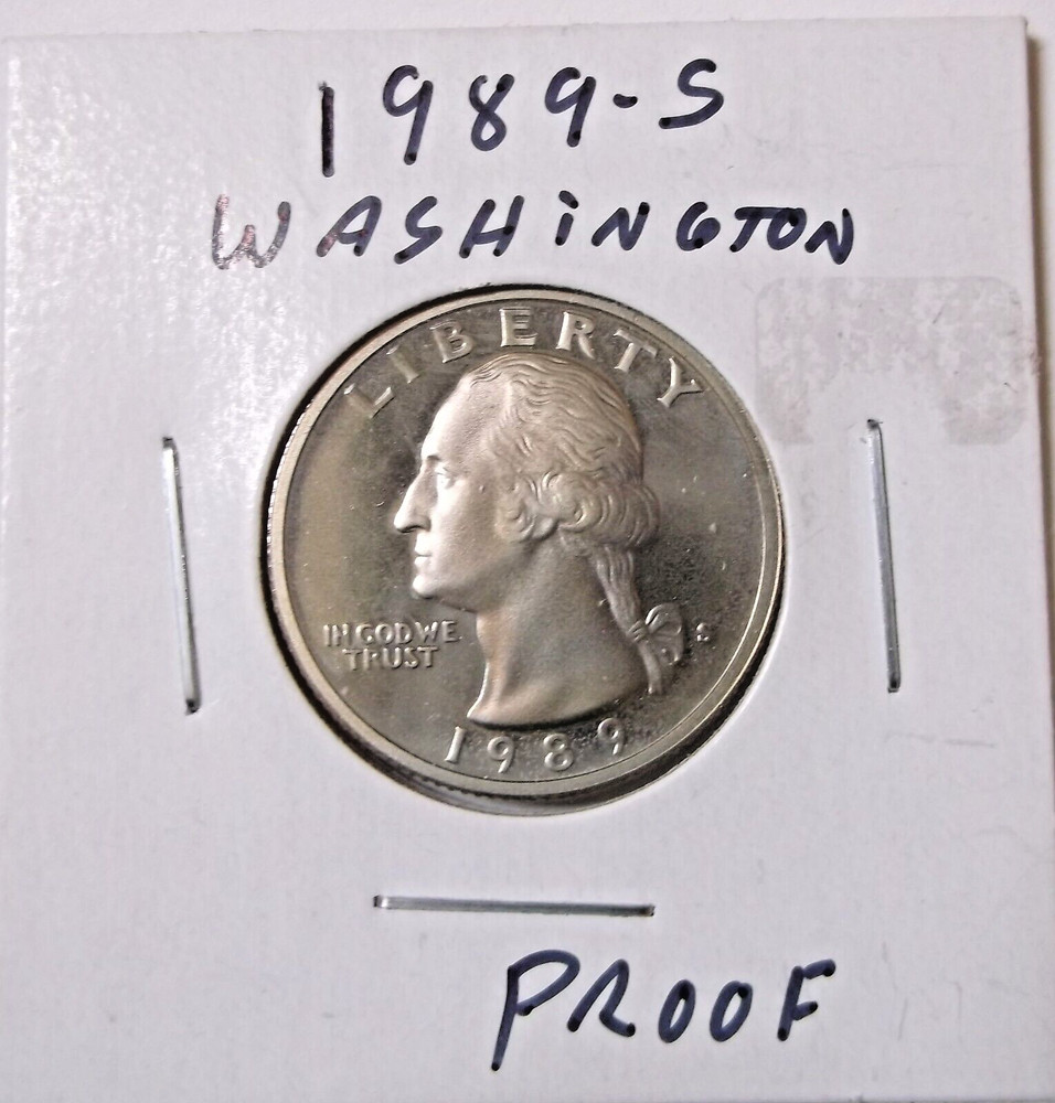 1989 S Washington Quarter Proof