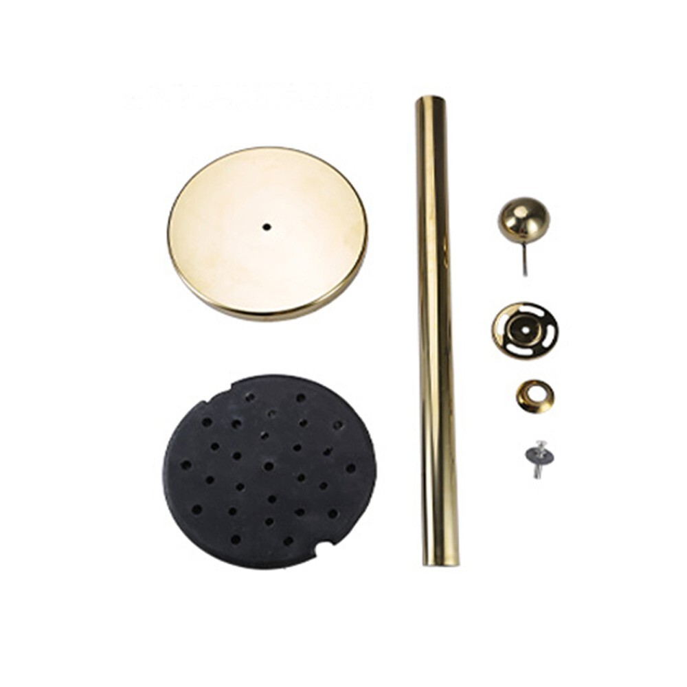 1Pc Gold Stanchion Crowd Control Stanchion Post Queue WITHOUT Red Rope