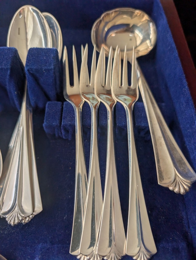 David Andersen 830 Silver Townhall Pattern 49 pc