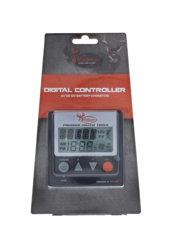 2 Pack Wildgame Innovations Digital Controller 6v or 12v Battery LCD Screen