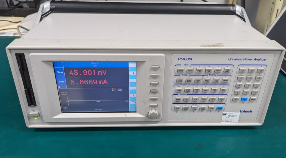 Voltech PM6000 Universal Power Analyzer