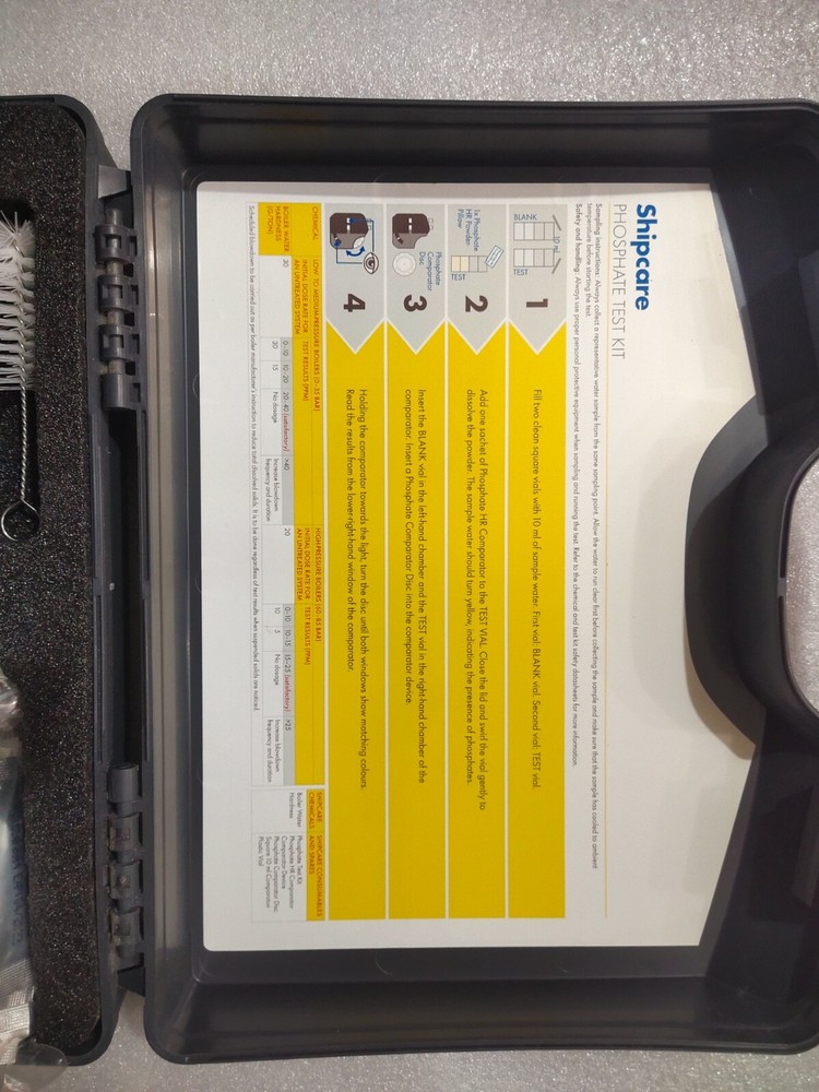 COMPARATOR, PHOSPHATE TEST KIT, SHM-PHOSPHATE, SHIP CARE