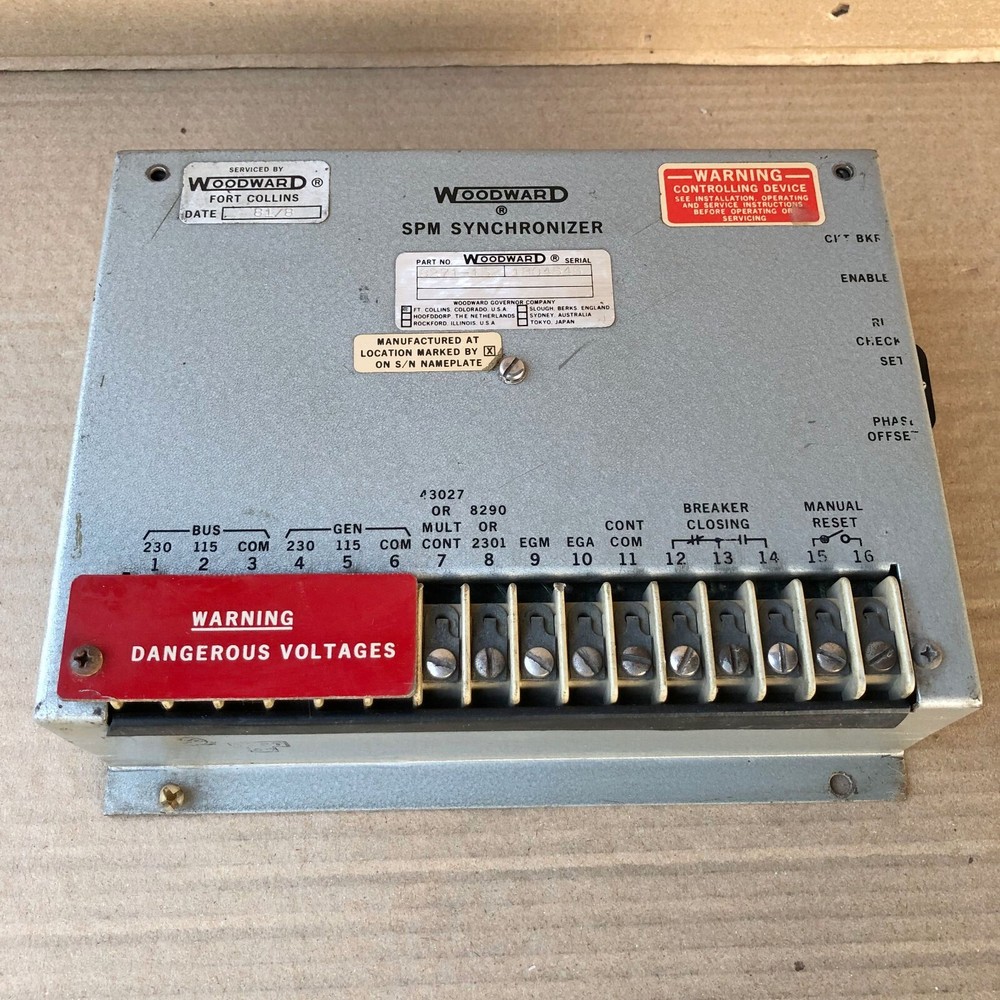 WOODWARD 8271-152 SPM SYNCHRONIZER