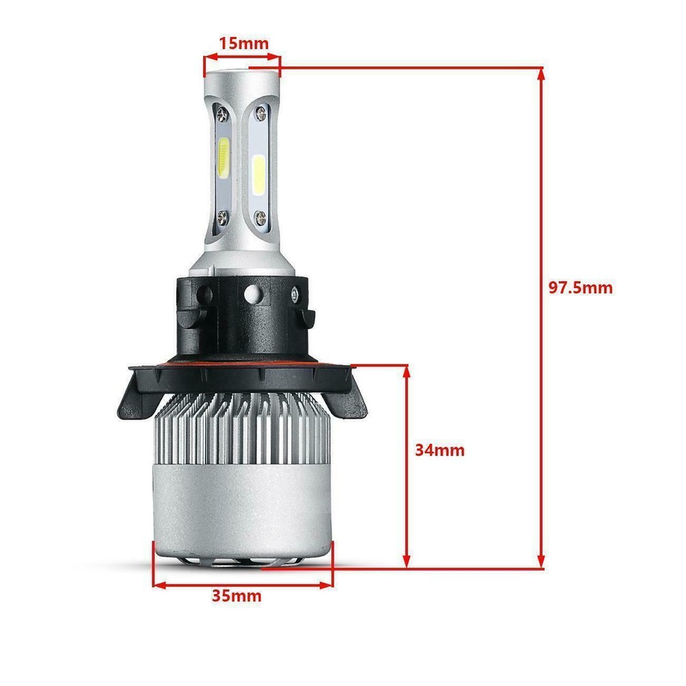 For Ford Transit Connect 2010-2013 6000K Front LED Headlight Bulbs High-Low Beam