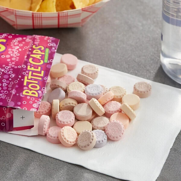 Bottle Caps Soda Pop Candy 5 oz. Box - 10/Case