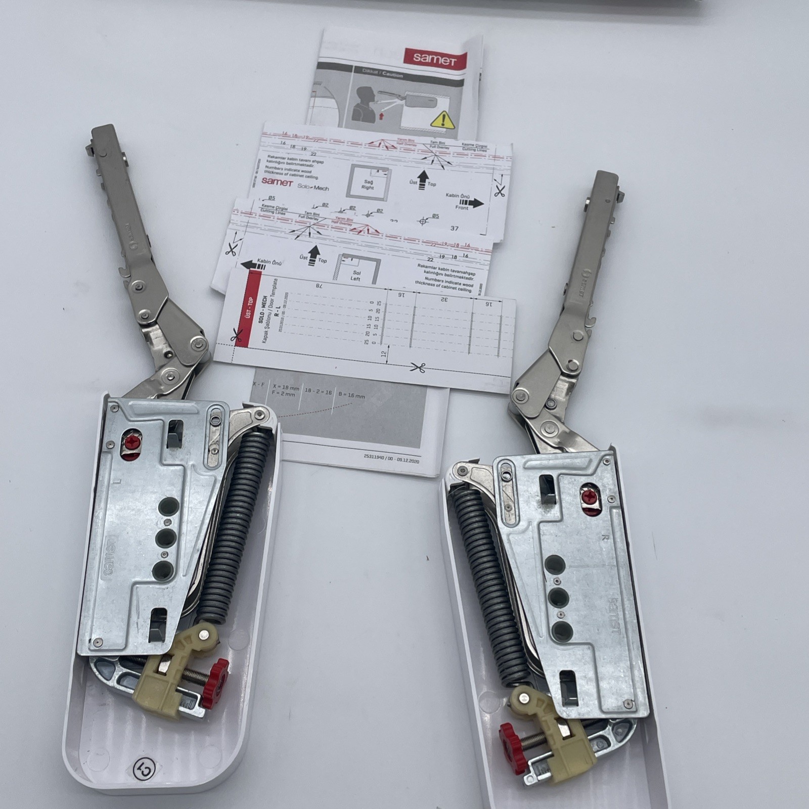 Samet Lift Up Cabinet Door Mechanisms Hingeless Design 1 Pair for Single Door