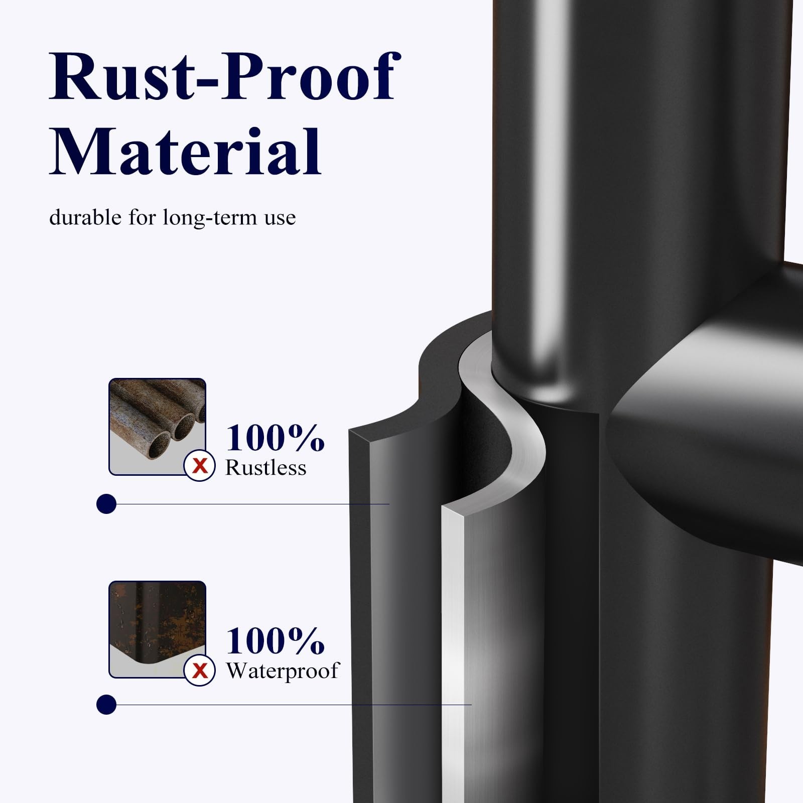 Free Standing Toilet Paper Holder with Storage Shelf – 4 Roll Organizer Stand