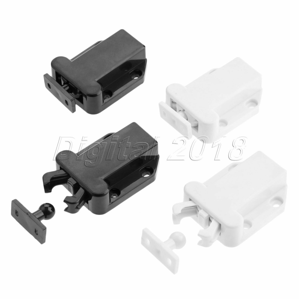 2Pcs Beetles Shape Cabinets Door Drawer Push To Open Release Catch Touch Latch