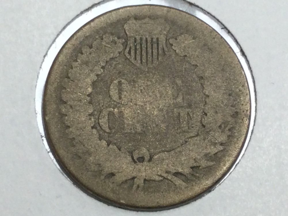 1860 Copper Nickel Indian Cent