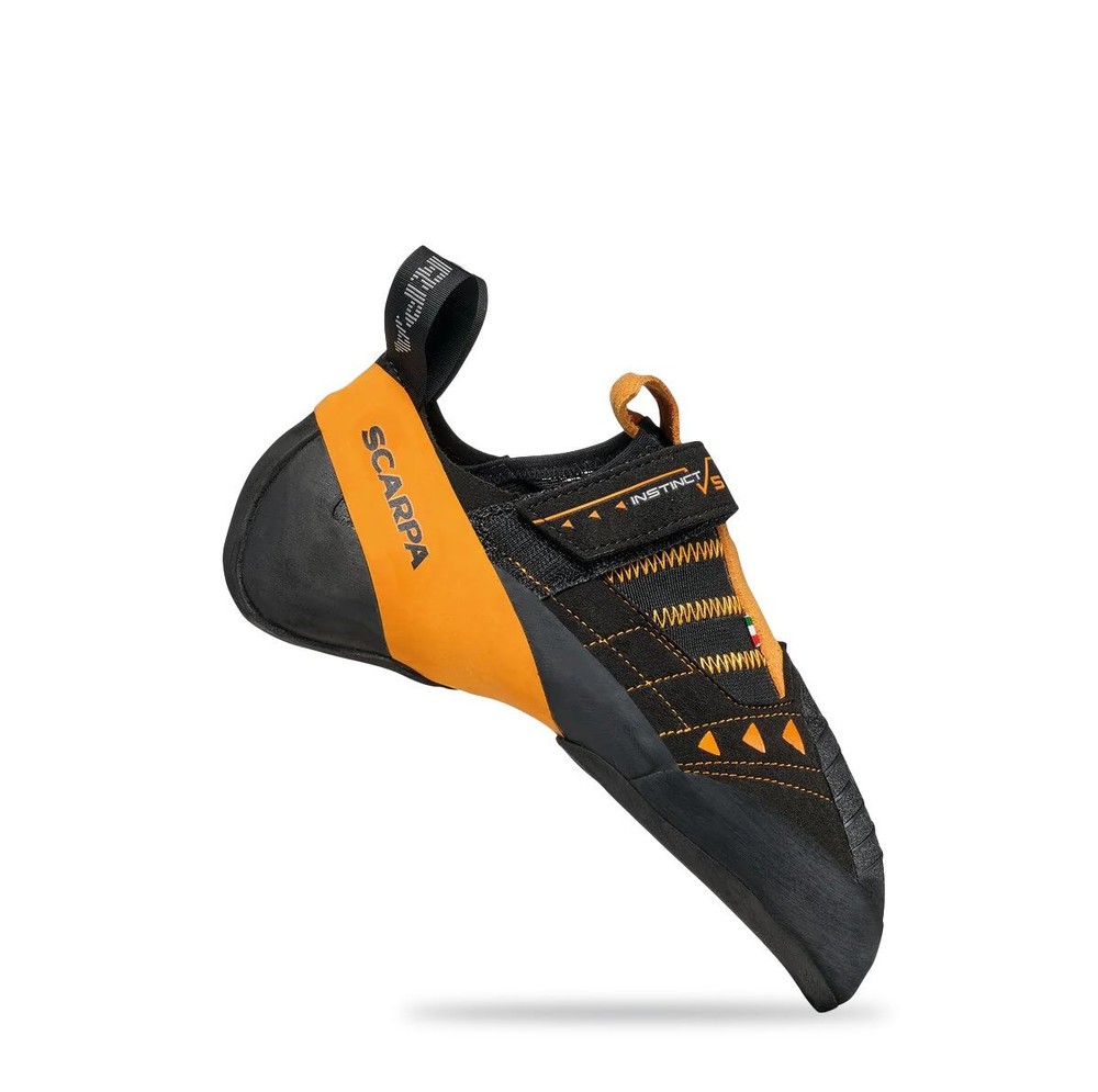 Scarpa Instinct VS Men's Climbing Shoes, Black/Orange, M42