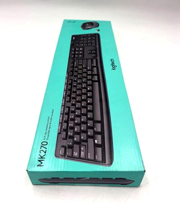 Logitech MK270 Wireless Keyboard and Mouse Combo - NEW Sealed in Box