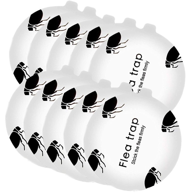 Disposable Flea Trap Sticker Sticky Dome Flea Trap Refill Replace Flea Glue Pads