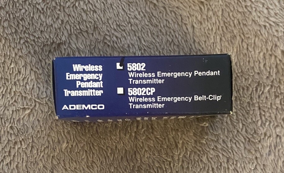 BRAND NEW ADEMCO 5802 WIRELESS EMERGENCY PENDANT TRANSMITTER SEALED