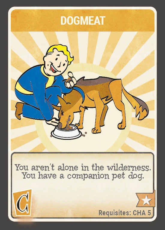 Fallout: The Roleplaying Game Perk Cards | New
