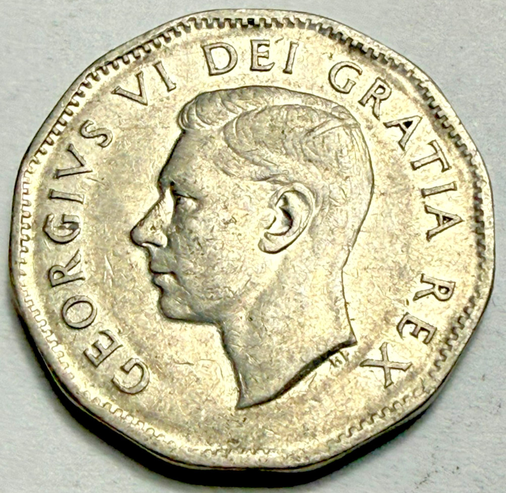 1950 Canada Five Cents 5 nickel