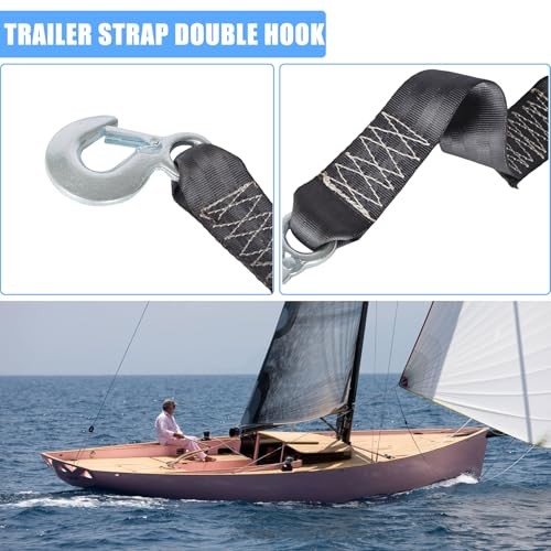 Trailer Winch Strap Double Hook Replacement for Ranger Boats 9642019