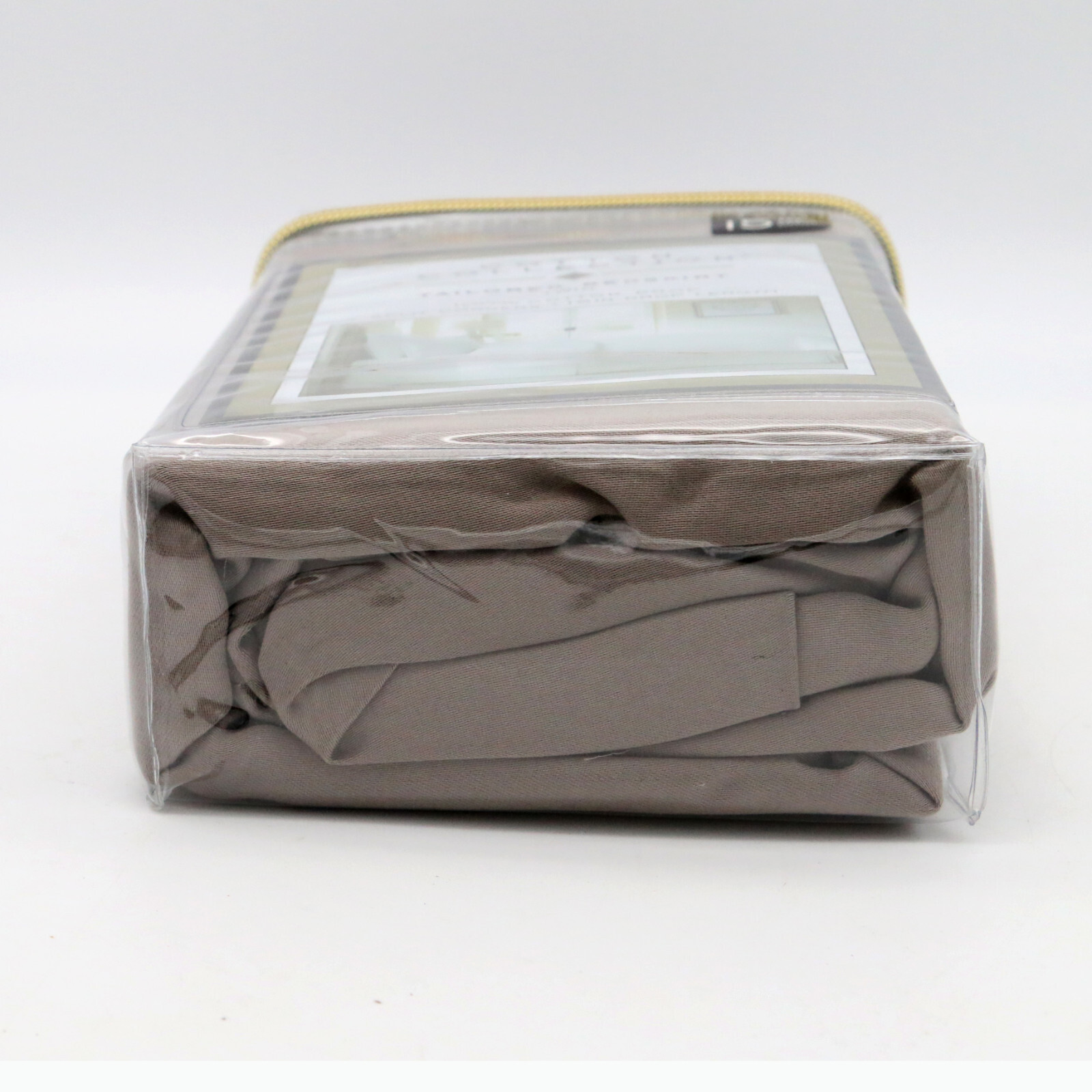 Levinsohn Cotton Collection Silver Solid Twin 15 in Drop Tailored Bedskirt NEW