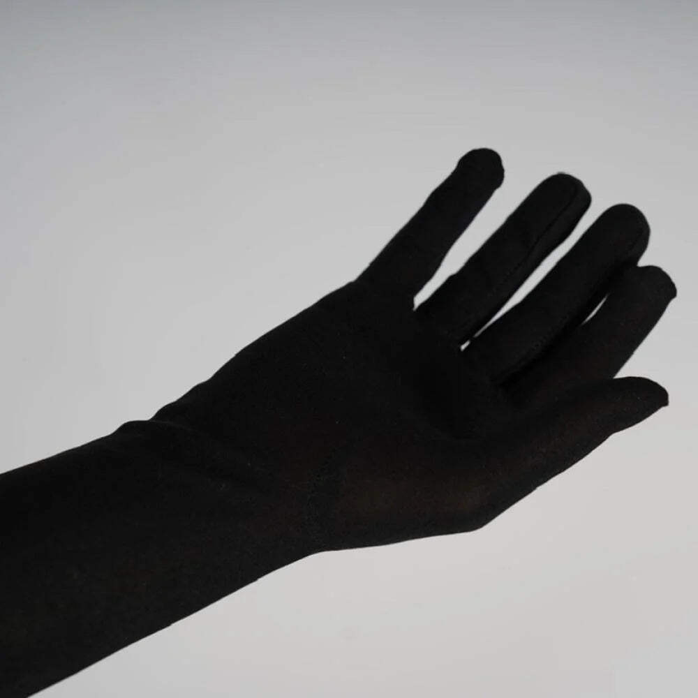Women's Black Modest Gloves
