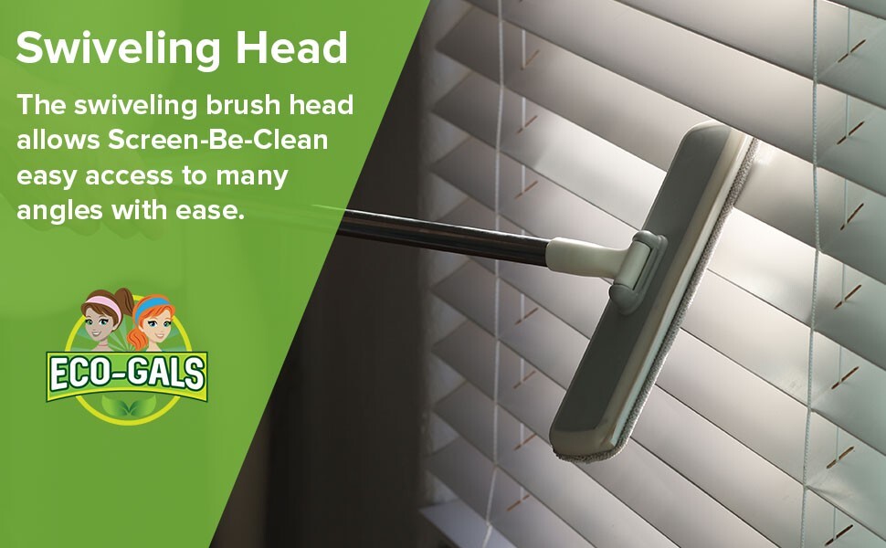 Screen-Be-Clean All Purpose Screen Cleaner Brush, Duster, Window Squeegee