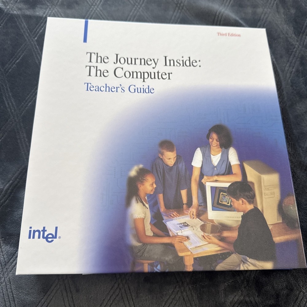 Intel Journey Inside: The Computer Chip Kit w/ Uncut Silicon Wafer 1990’s