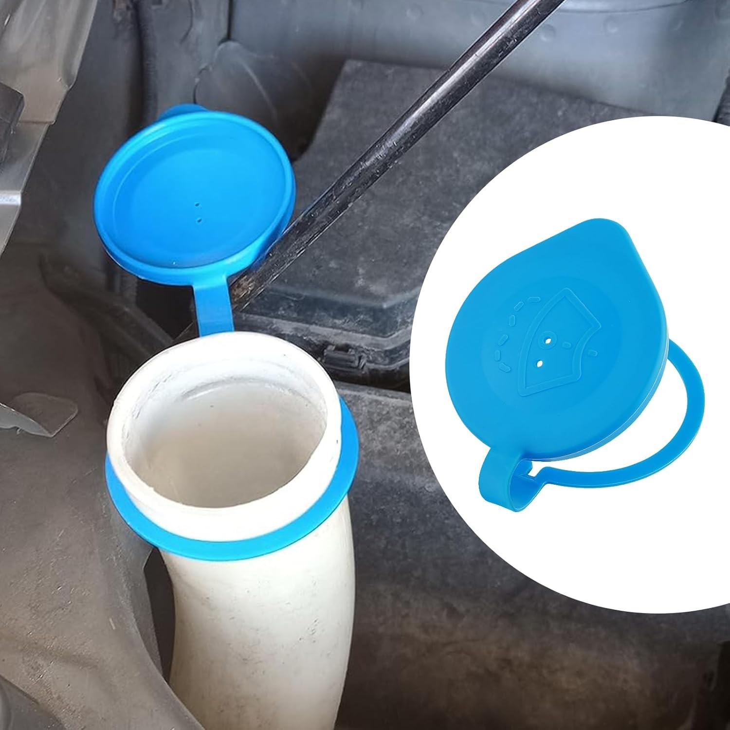 Windshield Washer Fluid Cap OEM 76802-SZA-A01, Sealing Windshield Wiper Fluid Ca
