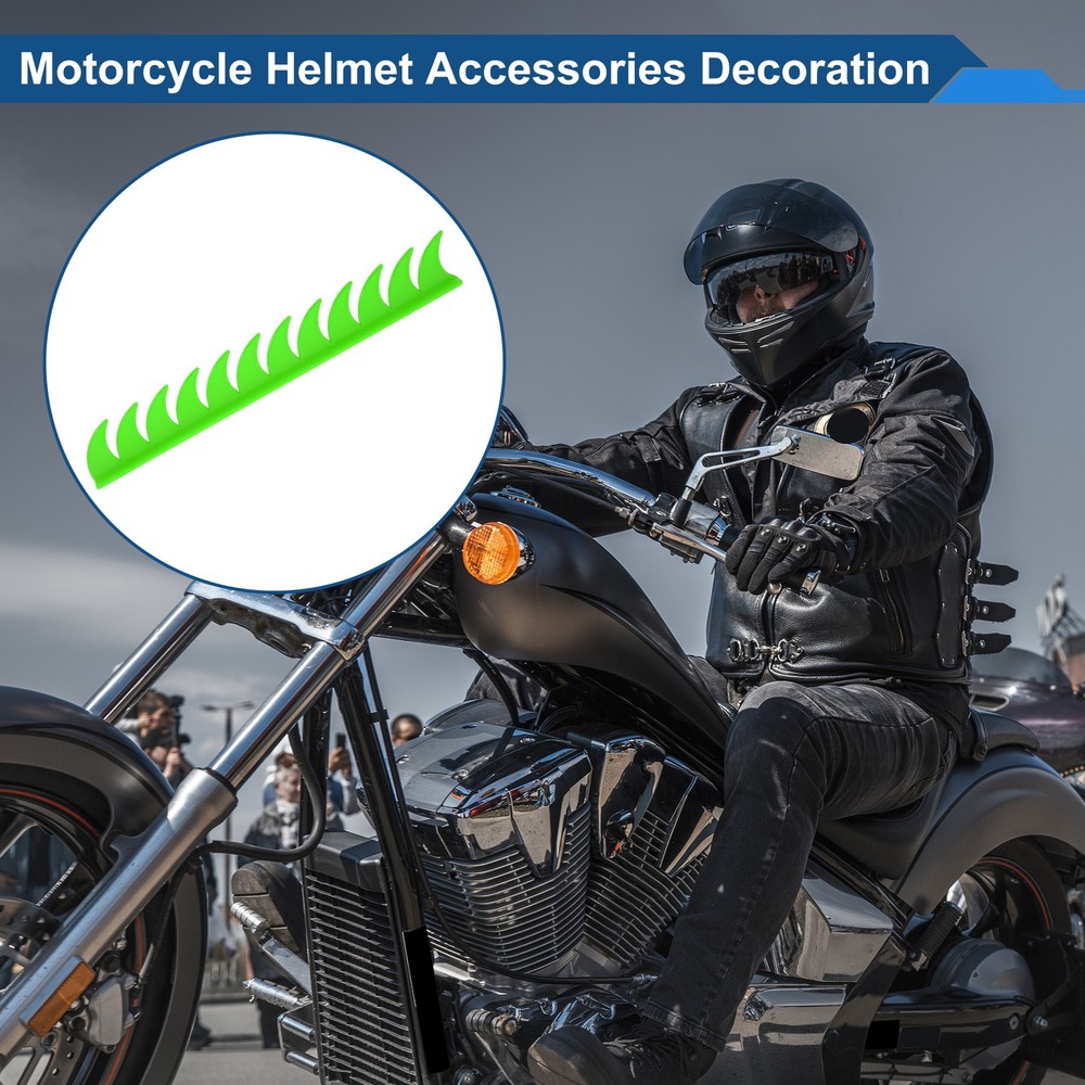 For motorcycle helmets fluorescent decoration 1 set