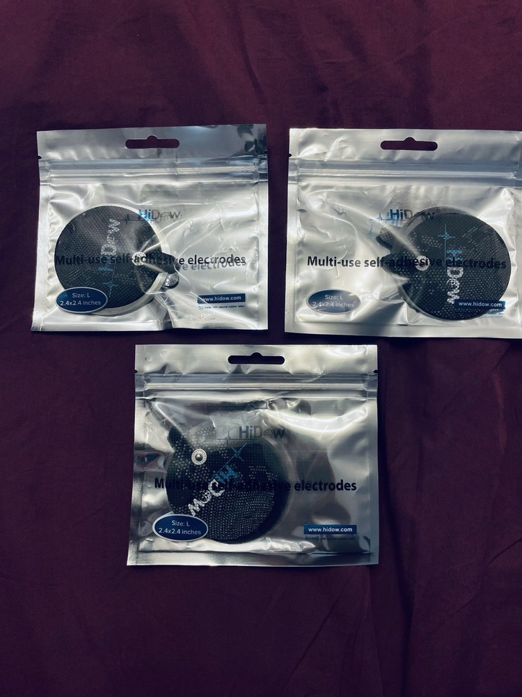 The HiDow Large Electrode Gel Replacement Pads 3 Sets