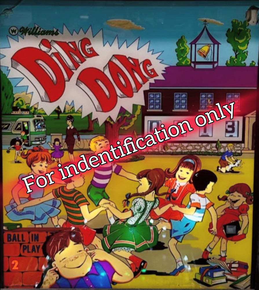 1968 Williams Ding Dong Pinball Machine Rubber Ring Kit