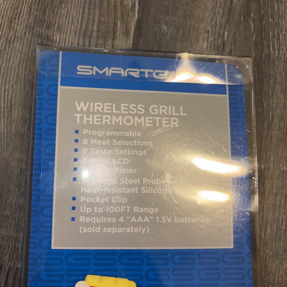 SmartGear Wireless Grill Thermometer BBQ Meat Probe Digital Timer New