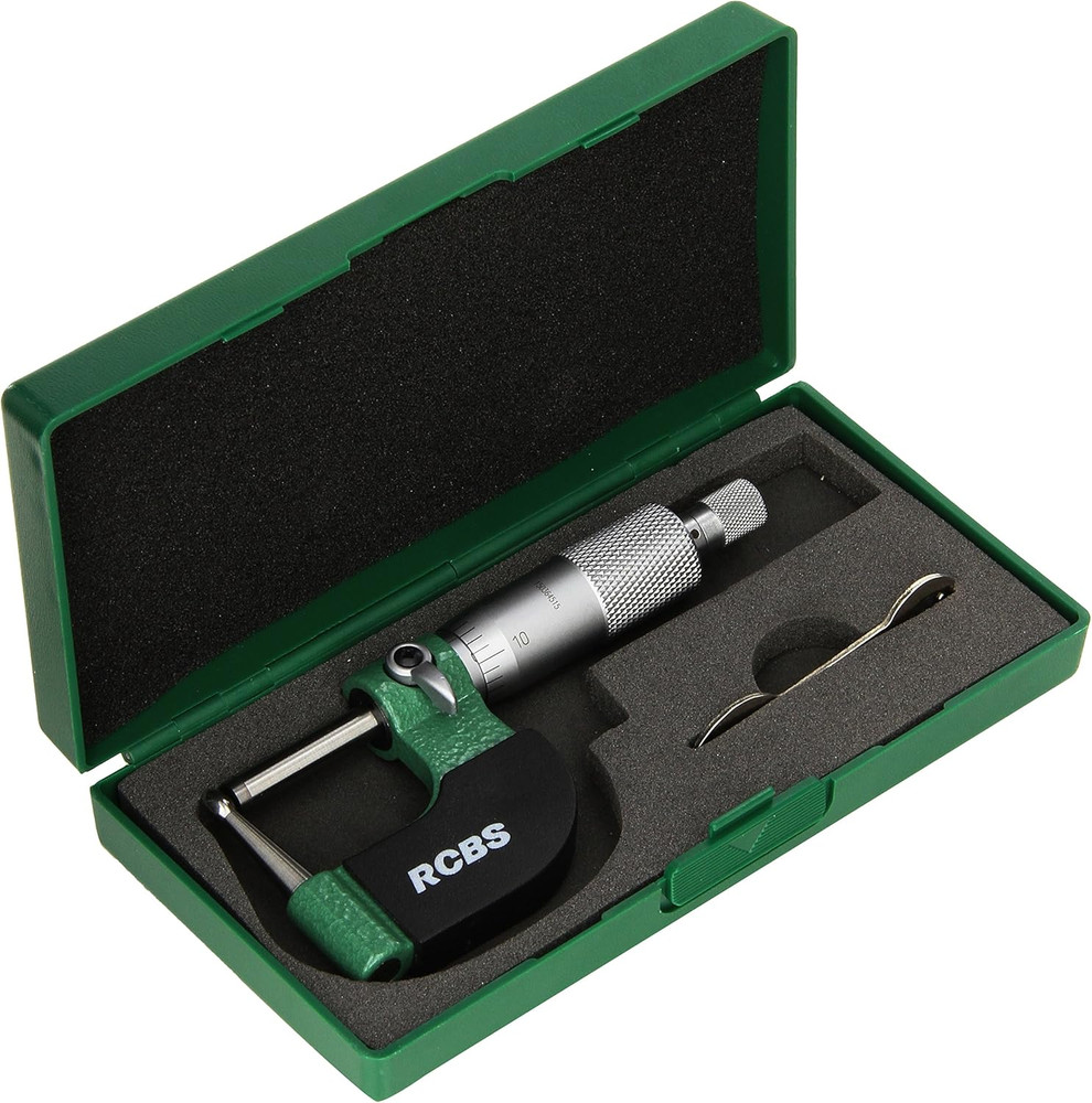 Vernier Ball Micrometer, Precision Micrometer for Measuring Case Neck Wall Thick