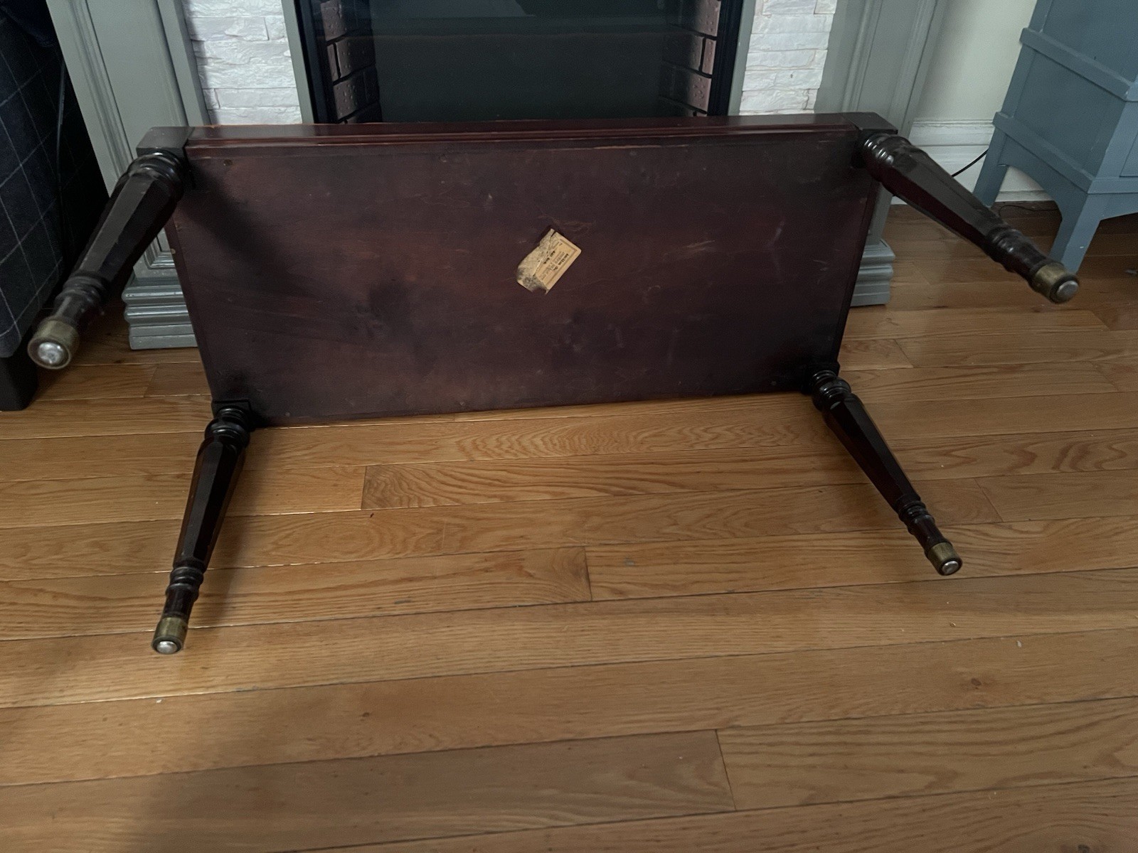 Aeolian Co Joseph Shale Div A40 Mahogany Piano Bench Needlepoint Top Vintage