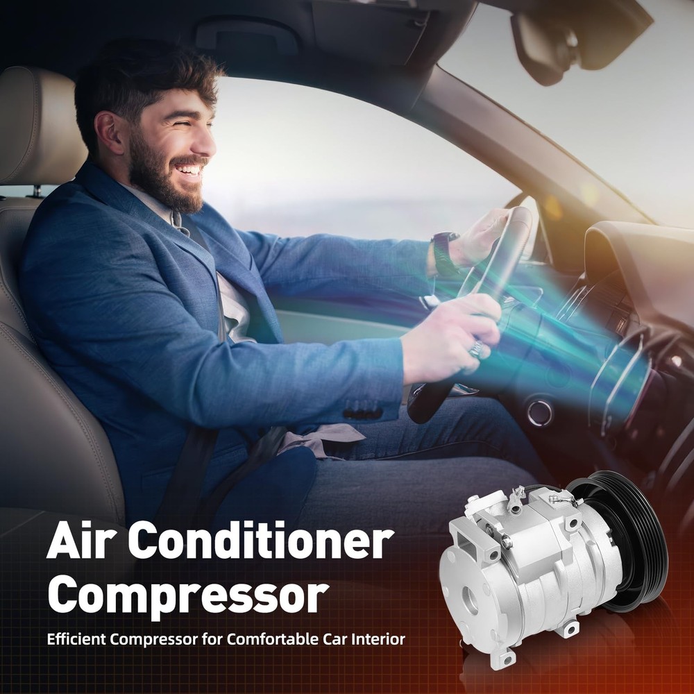 A/C Compressor with Clutch 2003-2008 Corolla Matrix 1.8L L4