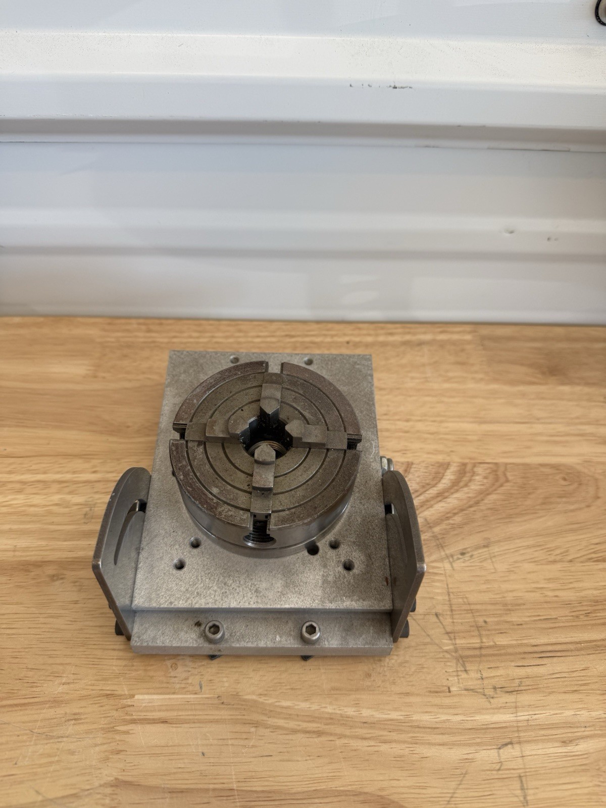 Sherline 3750 Tilting Angle Table Sine Plate for Milling Vise With 4 Jaw Chuck
