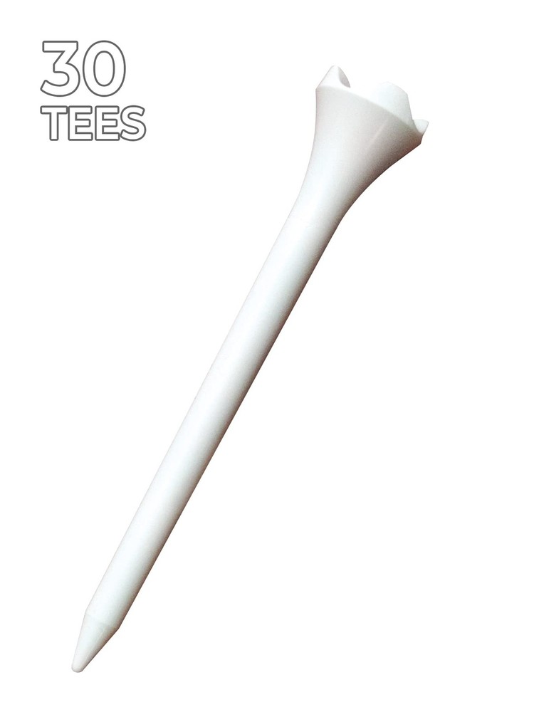 Pride Performance 3-1/4 White Golf Tee, 30 count