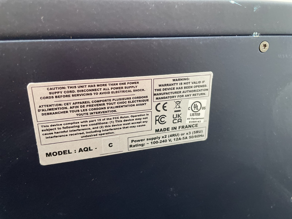 Analog Way Aquilon AQL-C Presentation Switcher