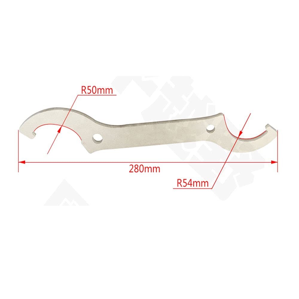 Universal Motorcycle Rear Shock & Steering stem Wrench Spring Adjustment Tool...