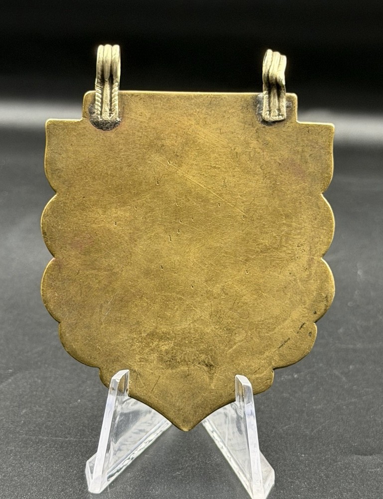 Brass Protective Amulet Pendant Arabic Engraved 8cm