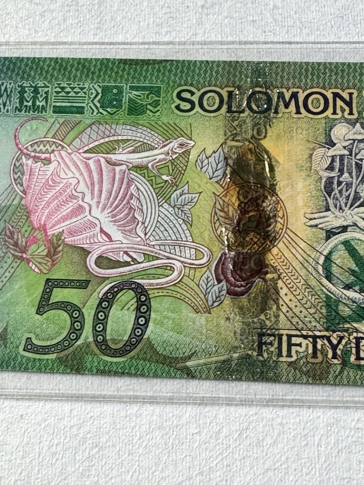 2013 Solomon Island $ 50 Banknote P# 35