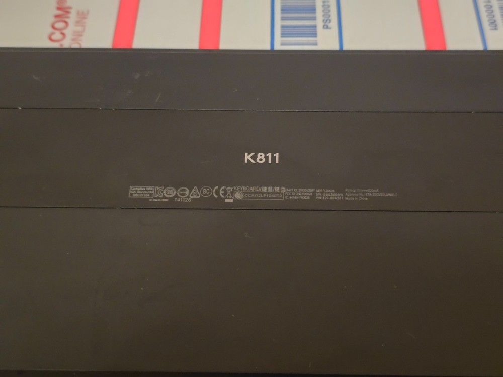 Logitech Easy Switch K811 Illuminated Bluetooth Wireless Keyboard Tested Working