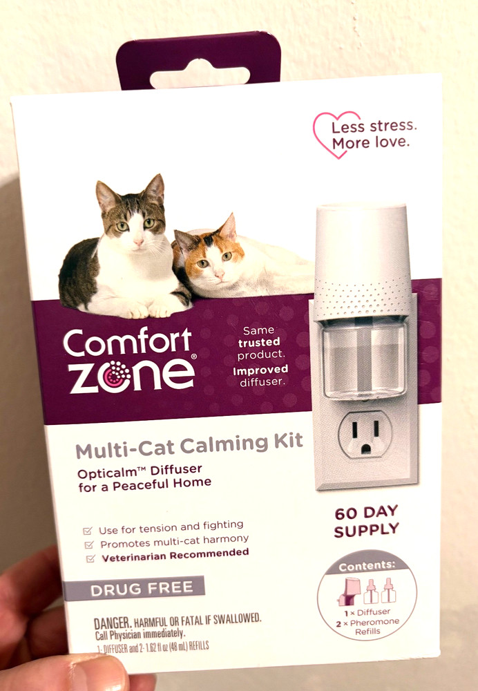 Comfort Zone 1 Diffuser & 2 Refills Multi-Cat Calming Kit 60-Day Supply