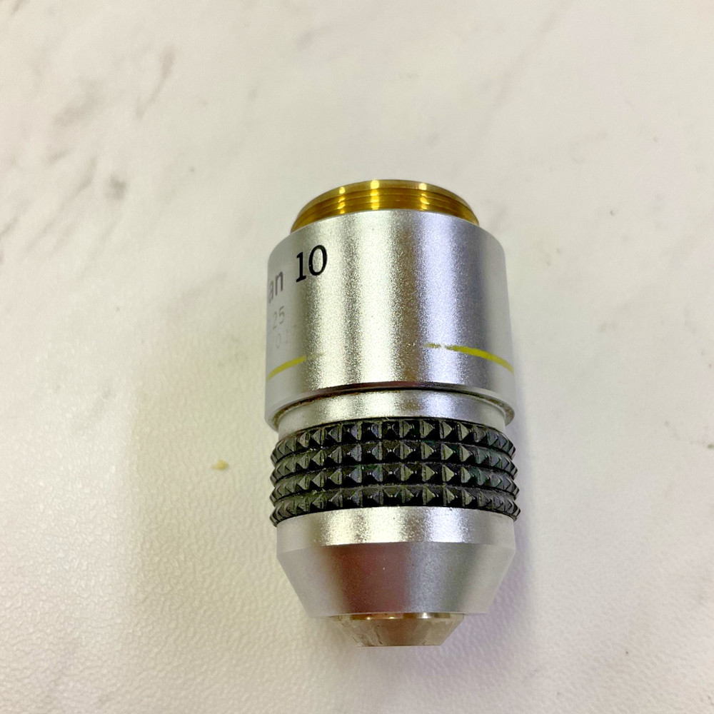 Olympus Japan Microscope Objective DPlan 10 0.25 160/0.17 Tested