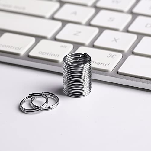 200pcs 10mm Mini Split Jump Ring with Double Loops Small Silver 10mm 200pcs