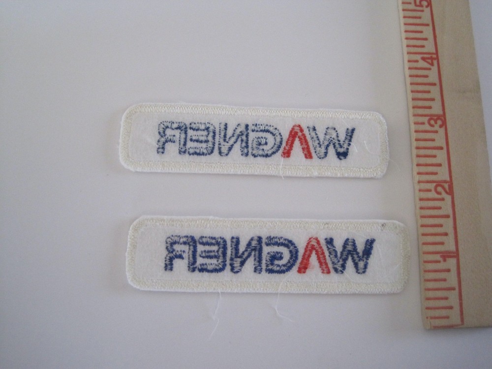 Wagner Racing Car Patch Vintage Lot 2