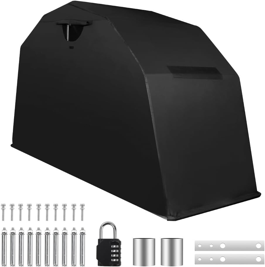 Motorcycle Covers Waterproof Outdoor Storage Sheds 136"x54" x75" Heavy Duty